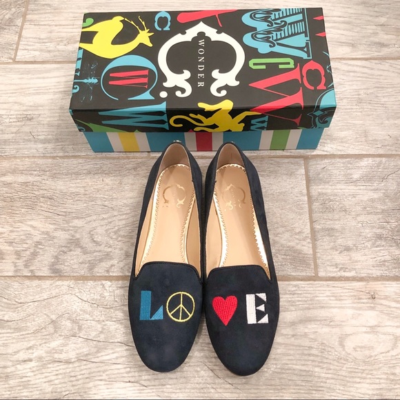 * Clearance* Peace Love Smoking Slipper Loafer - Picture 2 of 6